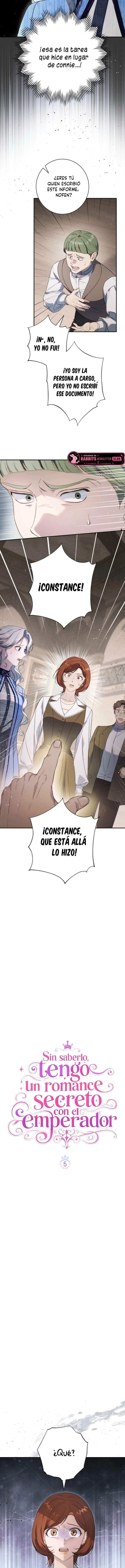 Sin saberlo, tengo un romance secreto con el emperador Capítulo 5 - Page 5
