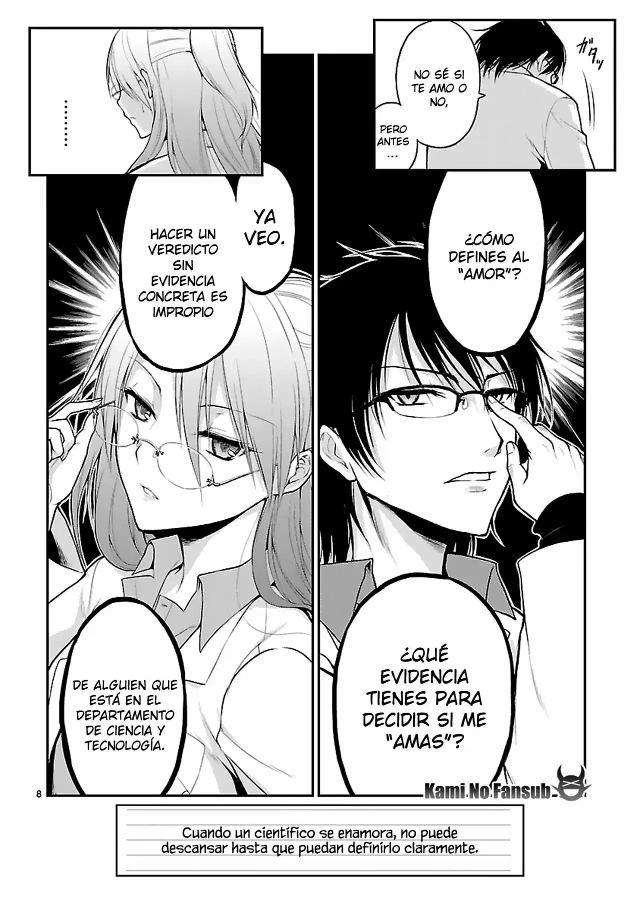 Rikei ga Koi ni Ochita no de Shoumeishitemita Capítulo 1 - Page 8