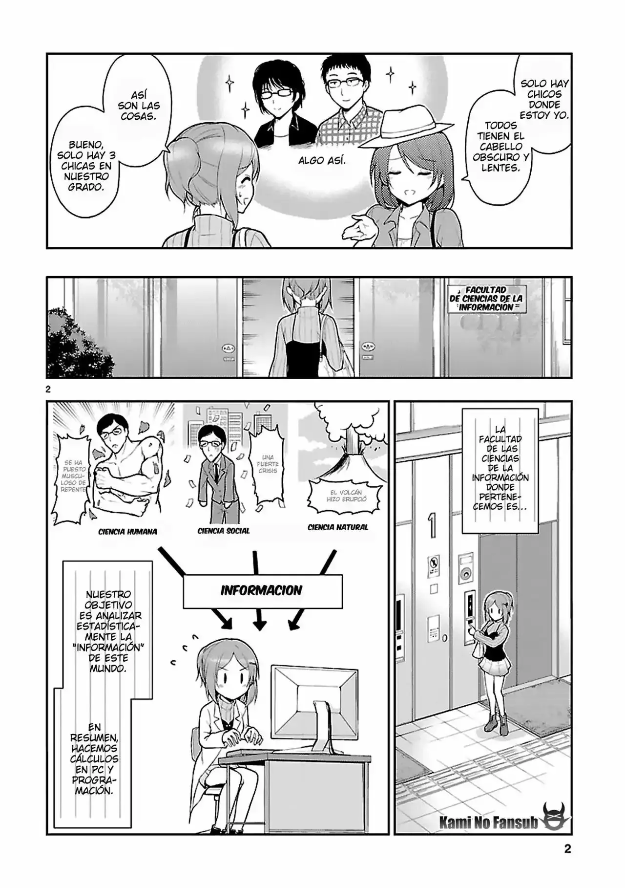 Rikei ga Koi ni Ochita no de Shoumeishitemita Capítulo 3 - Page 3
