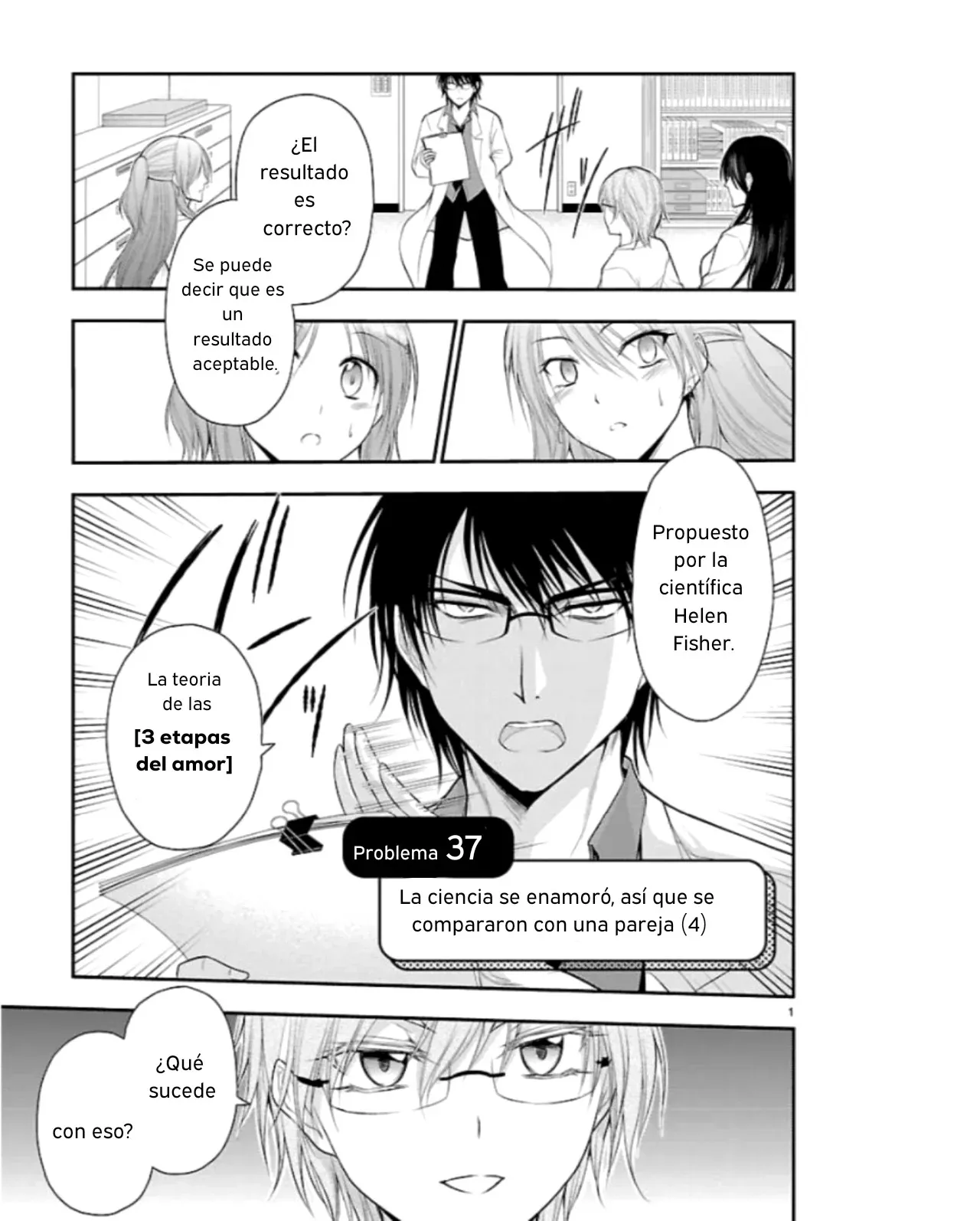 Rikei ga Koi ni Ochita no de Shoumeishitemita Capítulo 37 - Page 1