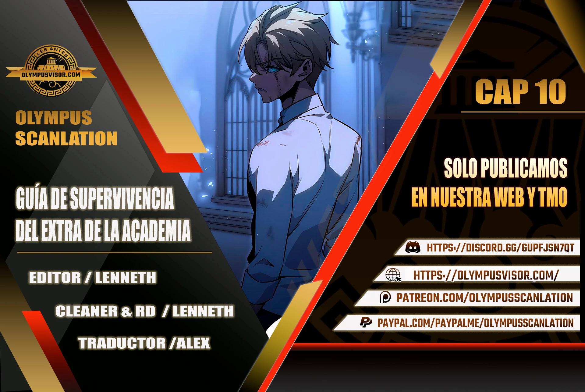 Guia de supervivencia del extra de la academia Capítulo 10 - Page 1