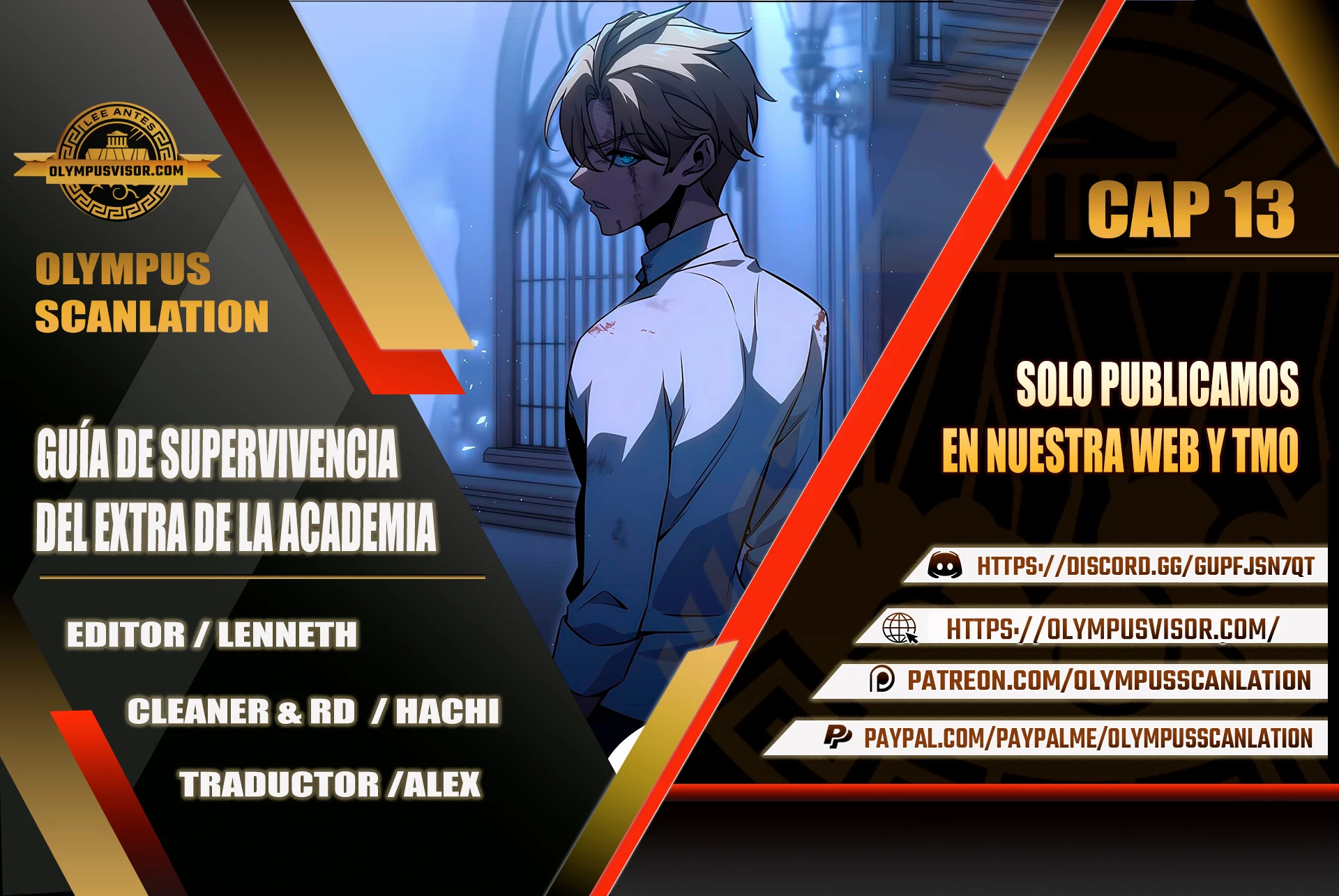 Guia de supervivencia del extra de la academia Capítulo 13 - Page 1
