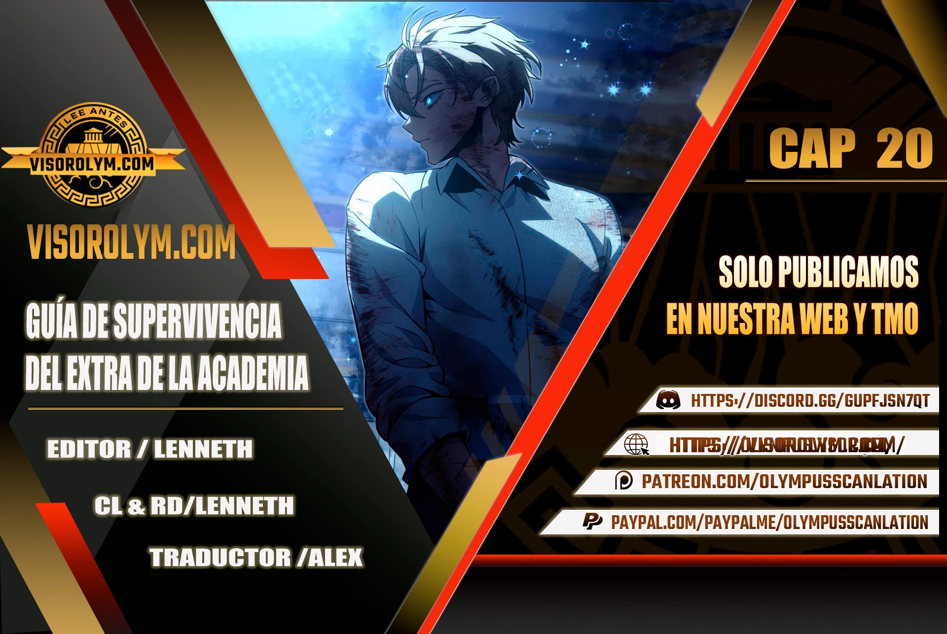 Guia de supervivencia del extra de la academia Capítulo 20 - Page 1