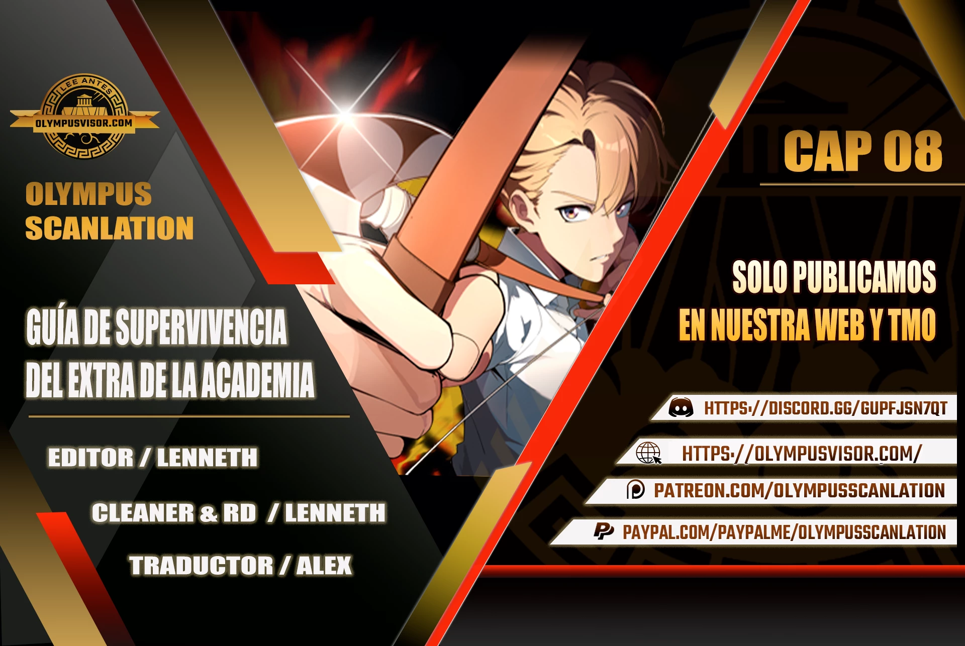 Guia de supervivencia del extra de la academia Capítulo 8 - Page 1