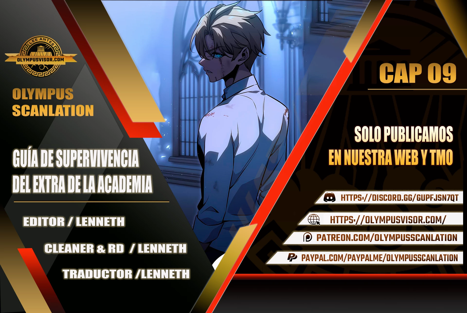 Guia de supervivencia del extra de la academia Capítulo 9 - Page 1