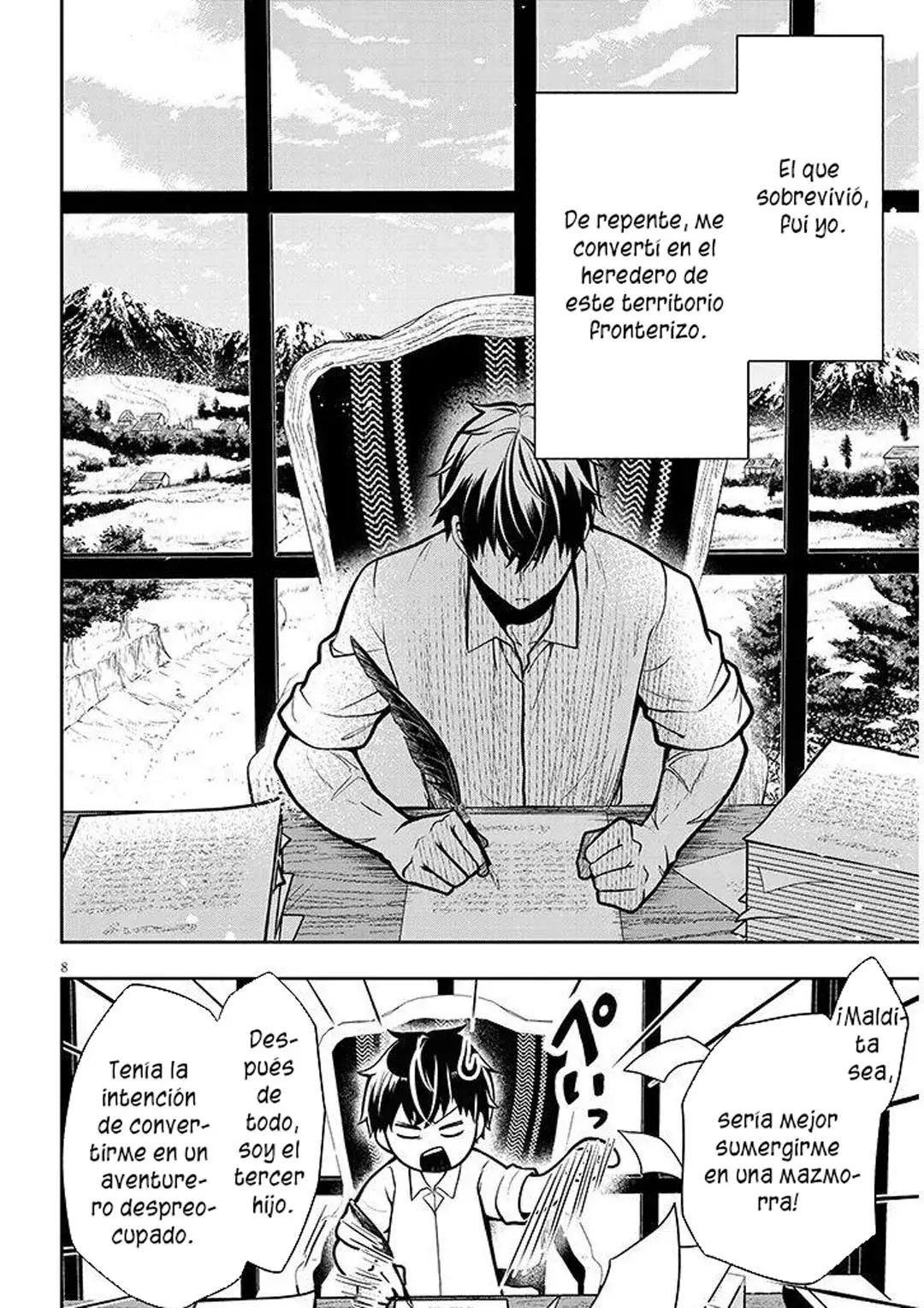Ragna, el heredero de un noble de la frontera, es un reencarnado de Japón y este mundo es el mundo de un juego de citas que él conocía Capítulo 1 - Page 11