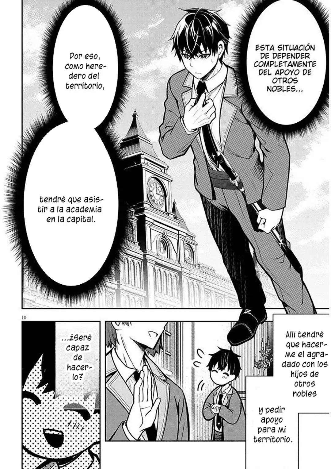 Ragna, el heredero de un noble de la frontera, es un reencarnado de Japón y este mundo es el mundo de un juego de citas que él conocía Capítulo 1 - Page 13