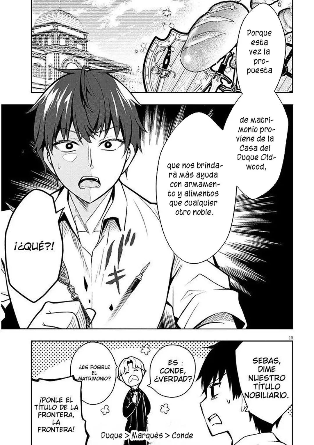 Ragna, el heredero de un noble de la frontera, es un reencarnado de Japón y este mundo es el mundo de un juego de citas que él conocía Capítulo 1 - Page 18
