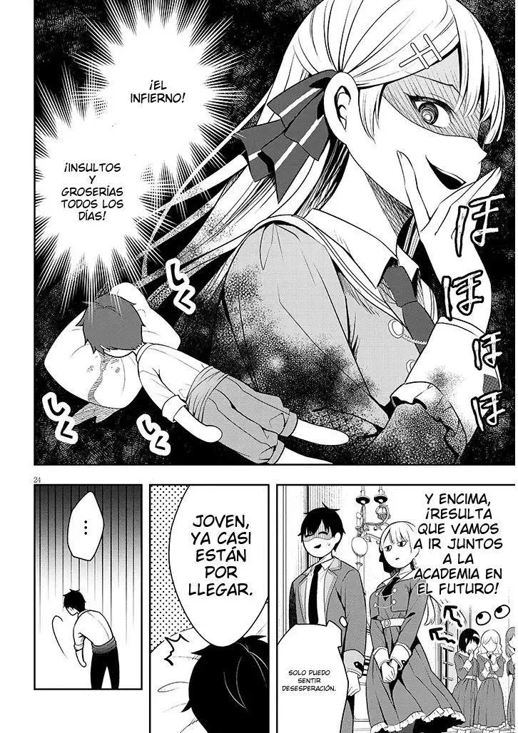 Ragna, el heredero de un noble de la frontera, es un reencarnado de Japón y este mundo es el mundo de un juego de citas que él conocía Capítulo 1 - Page 27