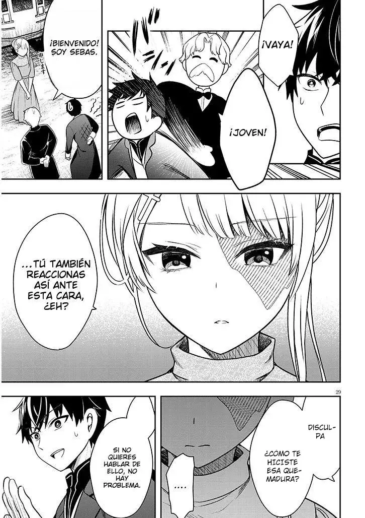 Ragna, el heredero de un noble de la frontera, es un reencarnado de Japón y este mundo es el mundo de un juego de citas que él conocía Capítulo 1 - Page 32