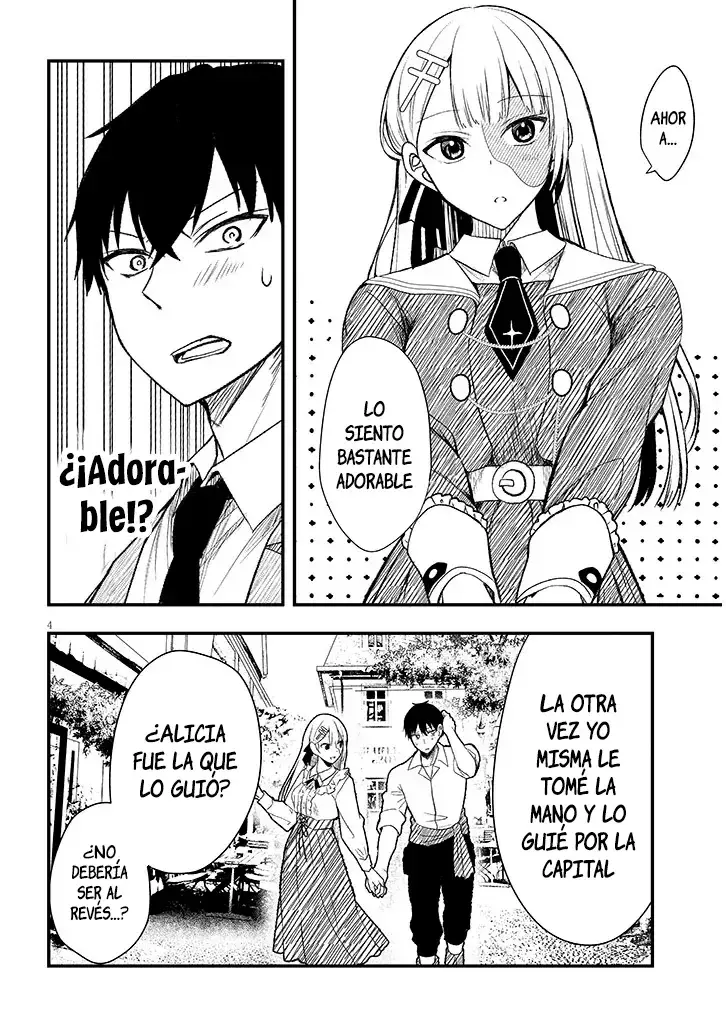 Ragna, el heredero de un noble de la frontera, es un reencarnado de Japón y este mundo es el mundo de un juego de citas que él conocía Capítulo 10.5 - Page 8