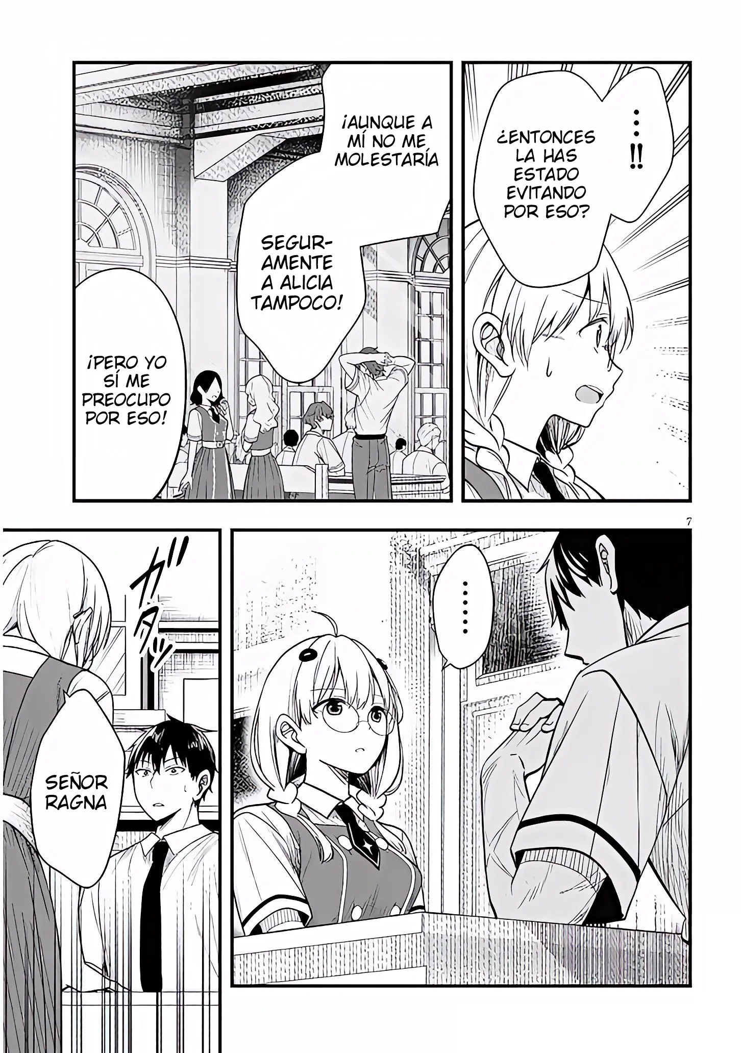 Ragna, el heredero de un noble de la frontera, es un reencarnado de Japón y este mundo es el mundo de un juego de citas que él conocía Capítulo 12 - Page 9