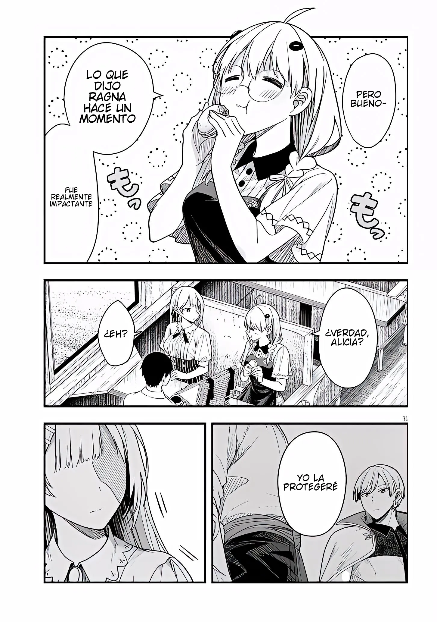 Ragna, el heredero de un noble de la frontera, es un reencarnado de Japón y este mundo es el mundo de un juego de citas que él conocía Capítulo 14 - Page 32