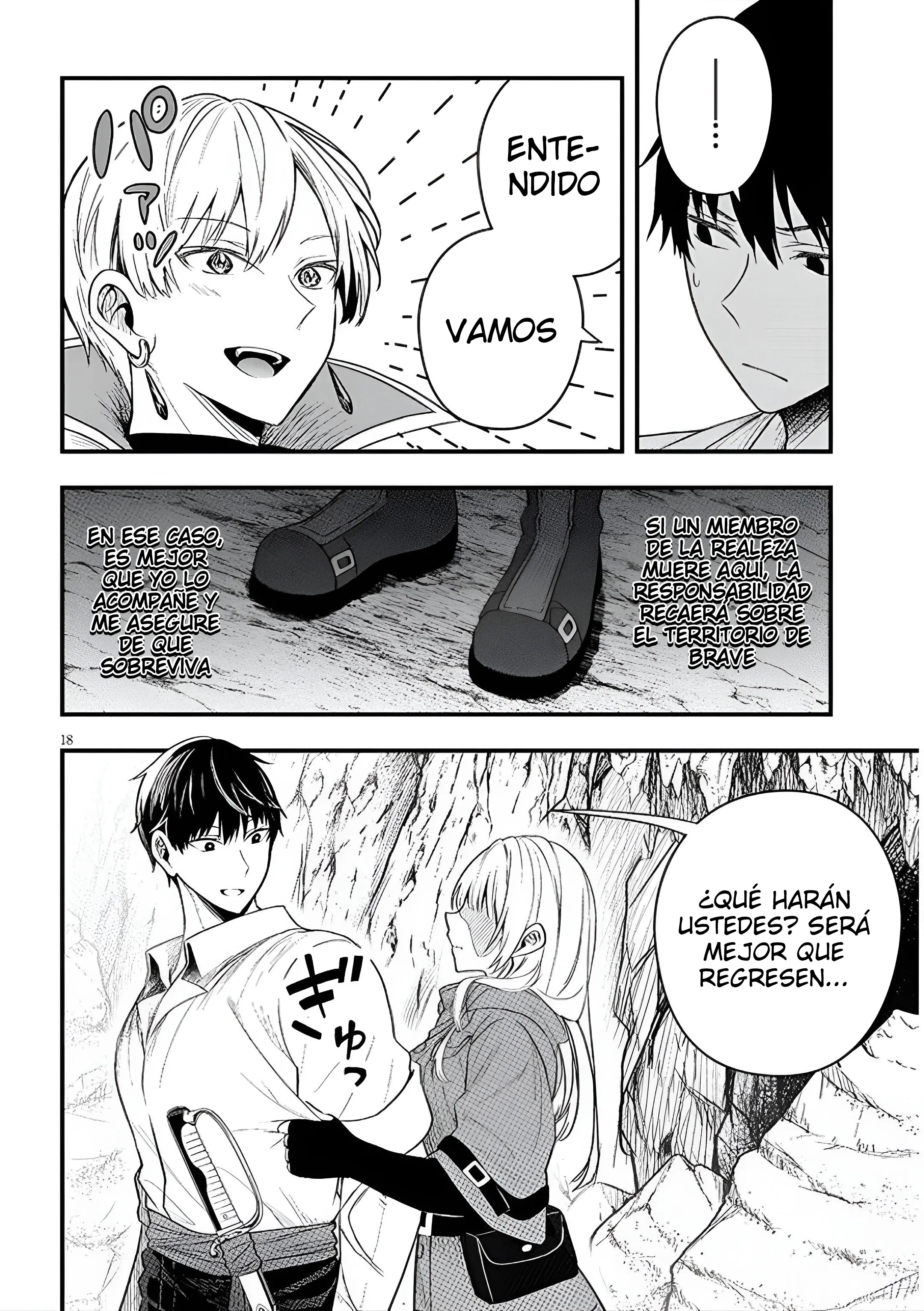 Ragna, el heredero de un noble de la frontera, es un reencarnado de Japón y este mundo es el mundo de un juego de citas que él conocía Capítulo 18 - Page 19