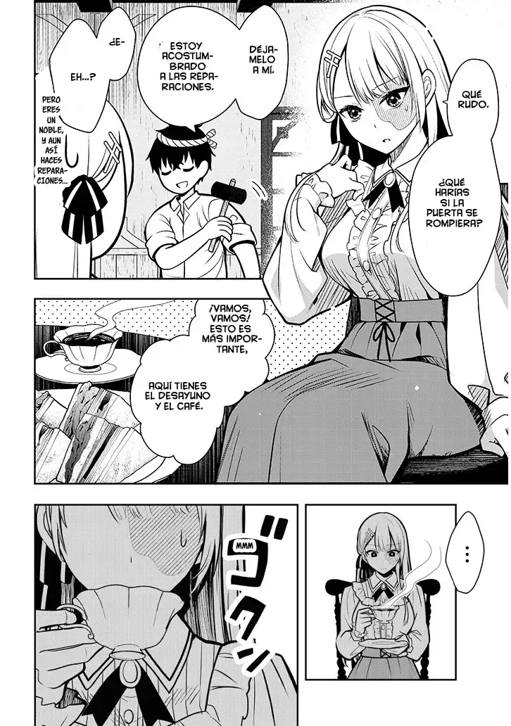 Ragna, el heredero de un noble de la frontera, es un reencarnado de Japón y este mundo es el mundo de un juego de citas que él conocía Capítulo 2 - Page 9