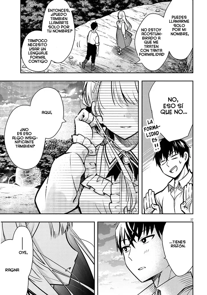 Ragna, el heredero de un noble de la frontera, es un reencarnado de Japón y este mundo es el mundo de un juego de citas que él conocía Capítulo 2 - Page 29