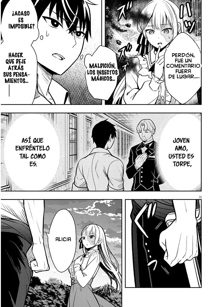Ragna, el heredero de un noble de la frontera, es un reencarnado de Japón y este mundo es el mundo de un juego de citas que él conocía Capítulo 2 - Page 33