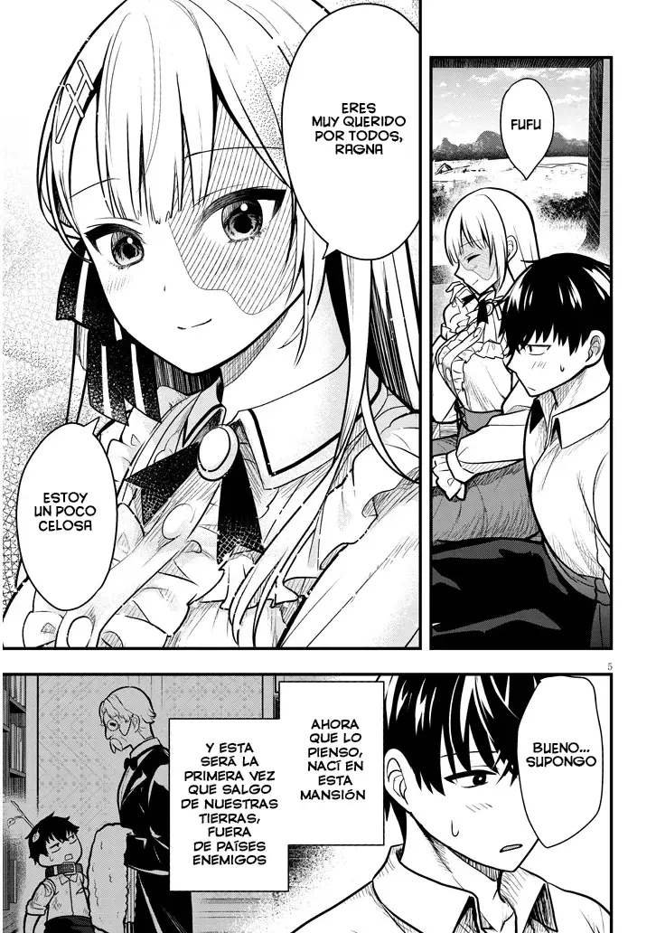 Ragna, el heredero de un noble de la frontera, es un reencarnado de Japón y este mundo es el mundo de un juego de citas que él conocía Capítulo 4 - Page 8