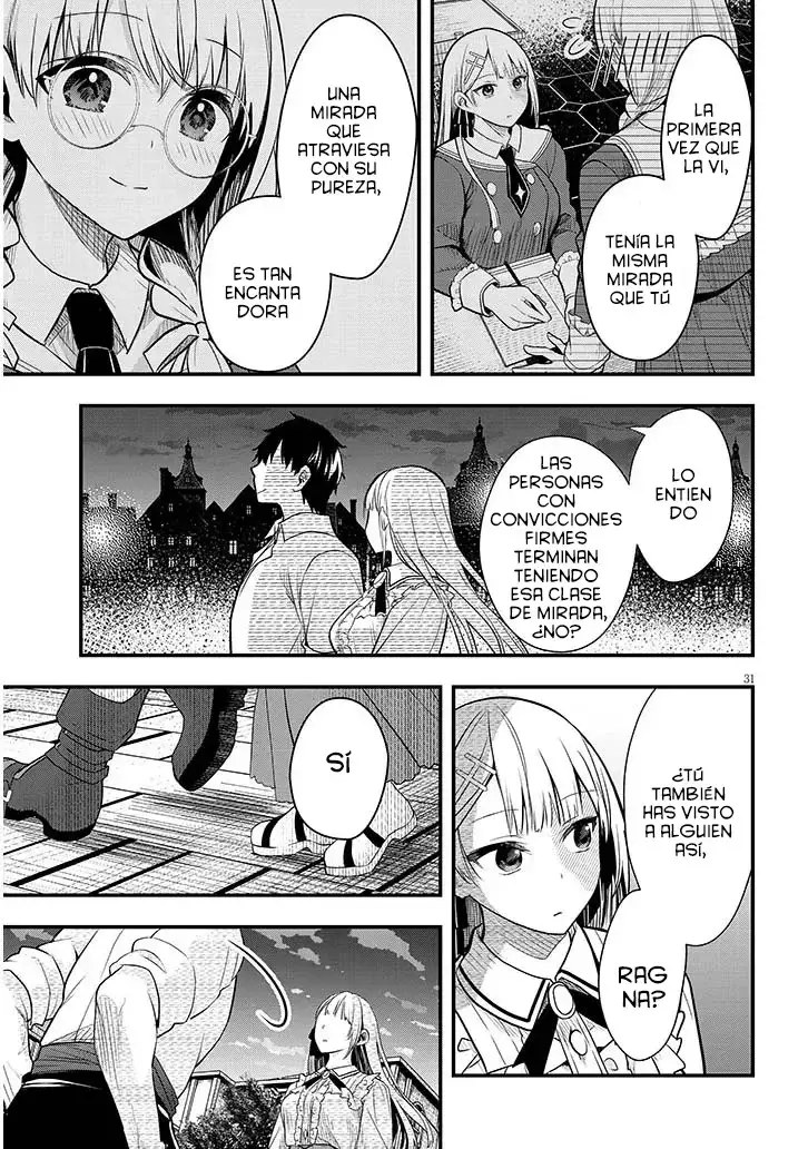 Ragna, el heredero de un noble de la frontera, es un reencarnado de Japón y este mundo es el mundo de un juego de citas que él conocía Capítulo 6 - Page 34