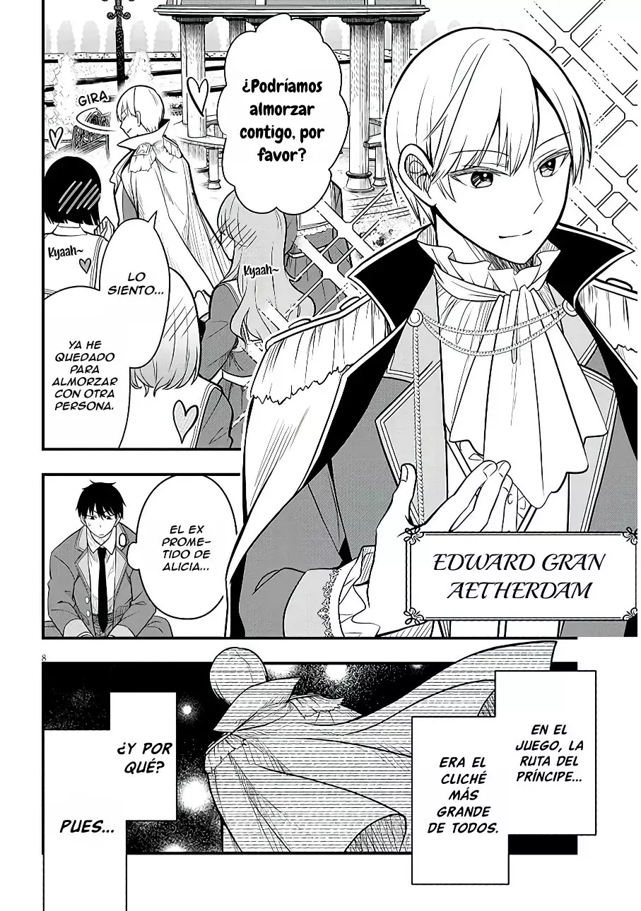 Ragna, el heredero de un noble de la frontera, es un reencarnado de Japón y este mundo es el mundo de un juego de citas que él conocía Capítulo 7 - Page 9