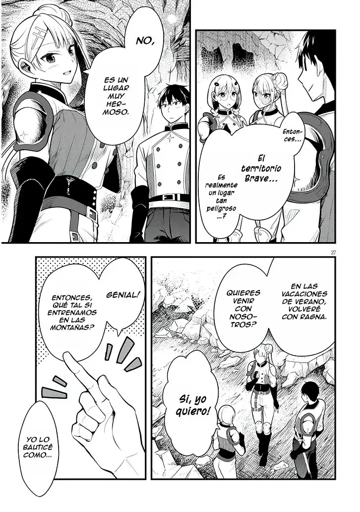 Ragna, el heredero de un noble de la frontera, es un reencarnado de Japón y este mundo es el mundo de un juego de citas que él conocía Capítulo 8 - Page 27
