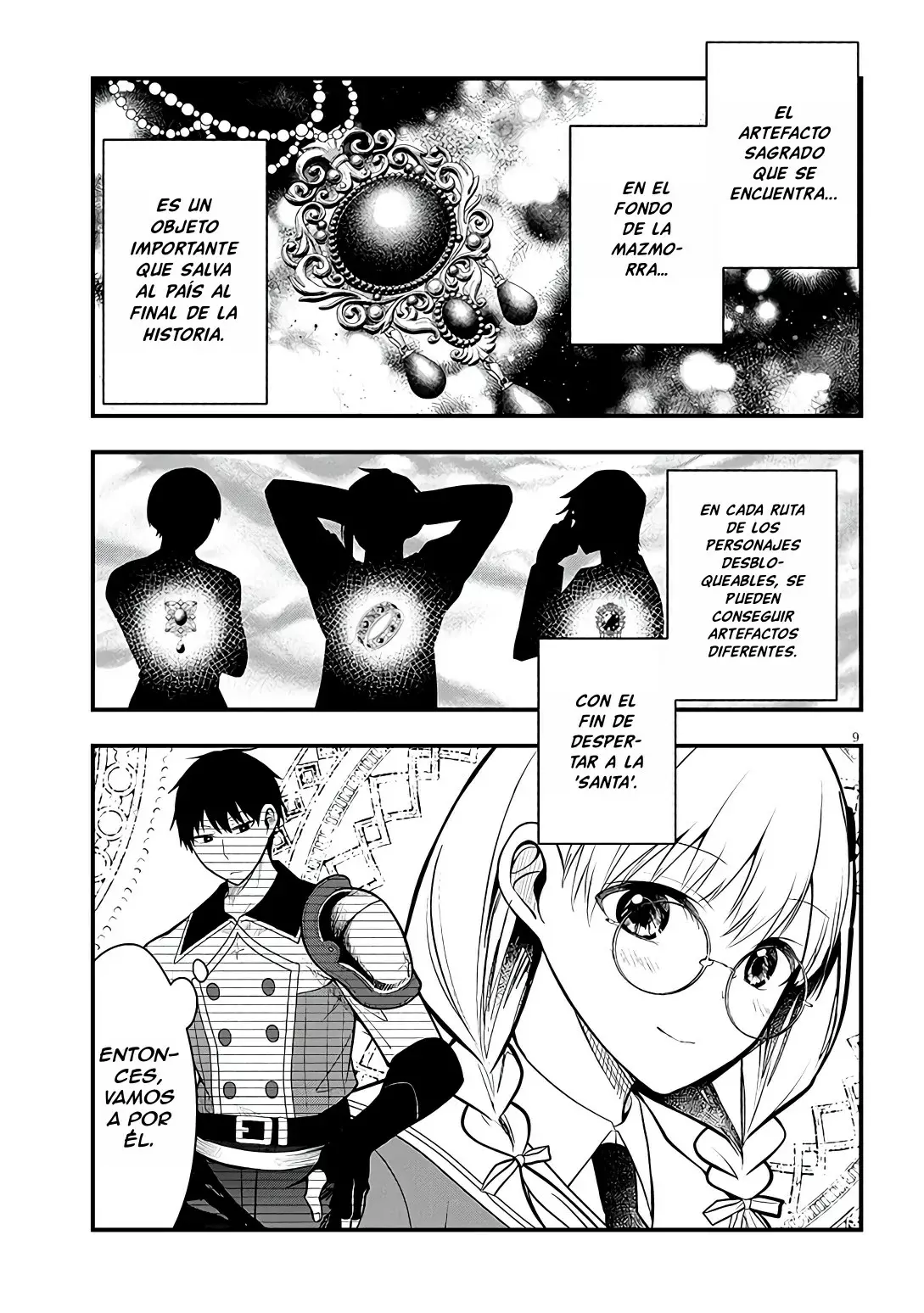 Ragna, el heredero de un noble de la frontera, es un reencarnado de Japón y este mundo es el mundo de un juego de citas que él conocía Capítulo 9 - Page 10