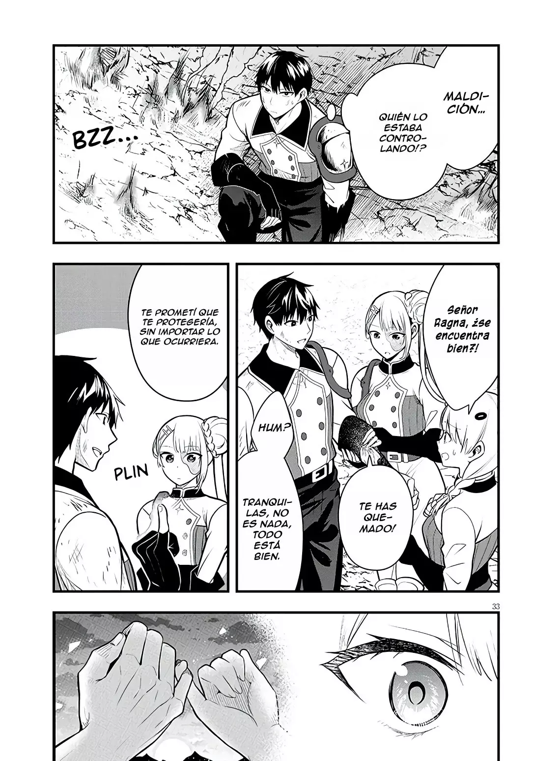 Ragna, el heredero de un noble de la frontera, es un reencarnado de Japón y este mundo es el mundo de un juego de citas que él conocía Capítulo 9 - Page 34