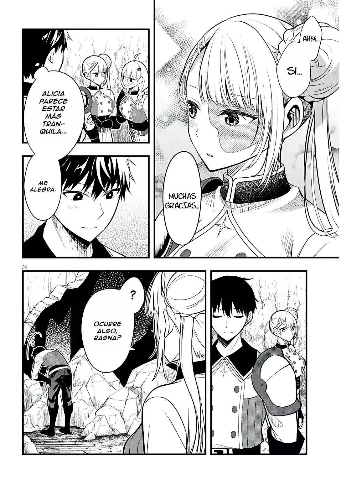 Ragna, el heredero de un noble de la frontera, es un reencarnado de Japón y este mundo es el mundo de un juego de citas que él conocía Capítulo 9 - Page 35