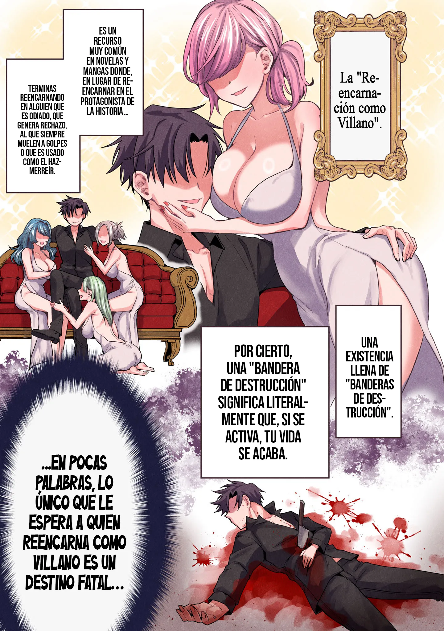El chico que cree haber reencarnado como un villano en un mundo donde la proporción entre hombres y mujeres está completamente rota Capítulo 1.1 - Page 3