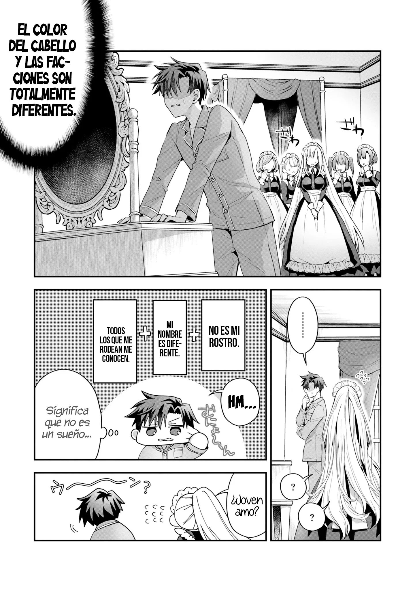 El chico que cree haber reencarnado como un villano en un mundo donde la proporción entre hombres y mujeres está completamente rota Capítulo 1.1 - Page 14