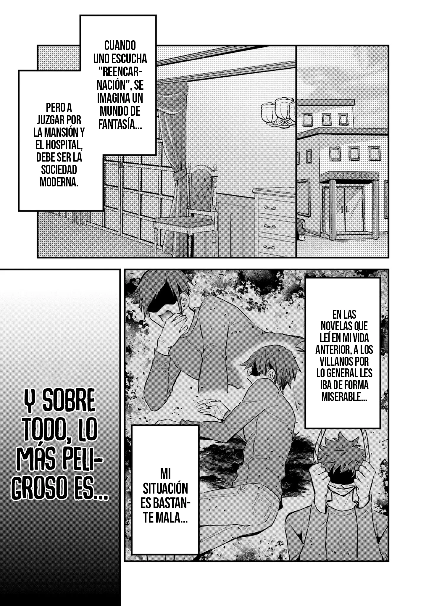 El chico que cree haber reencarnado como un villano en un mundo donde la proporción entre hombres y mujeres está completamente rota Capítulo 2.2 - Page 3