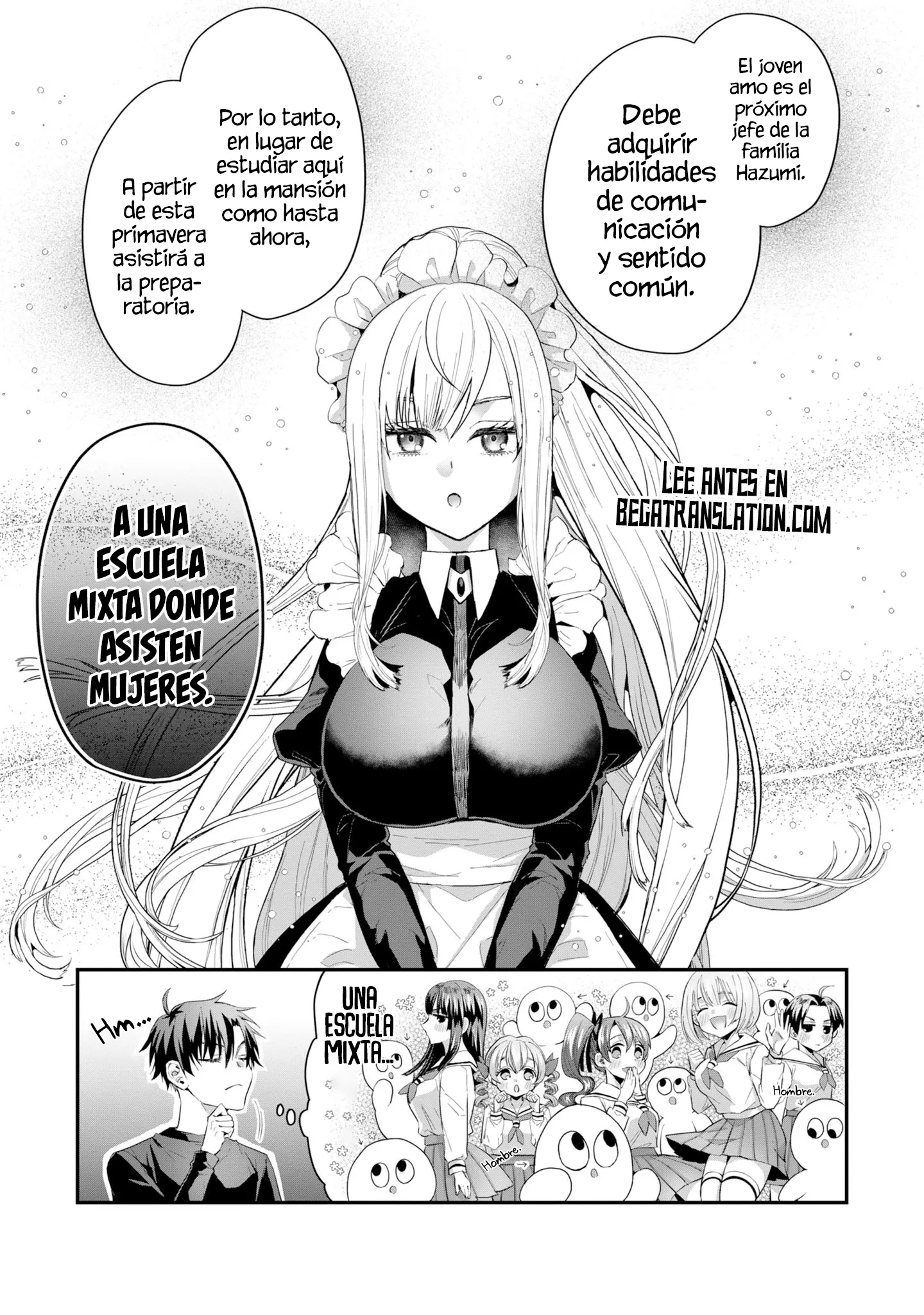 El chico que cree haber reencarnado como un villano en un mundo donde la proporción entre hombres y mujeres está completamente rota Capítulo 3.1 - Page 6