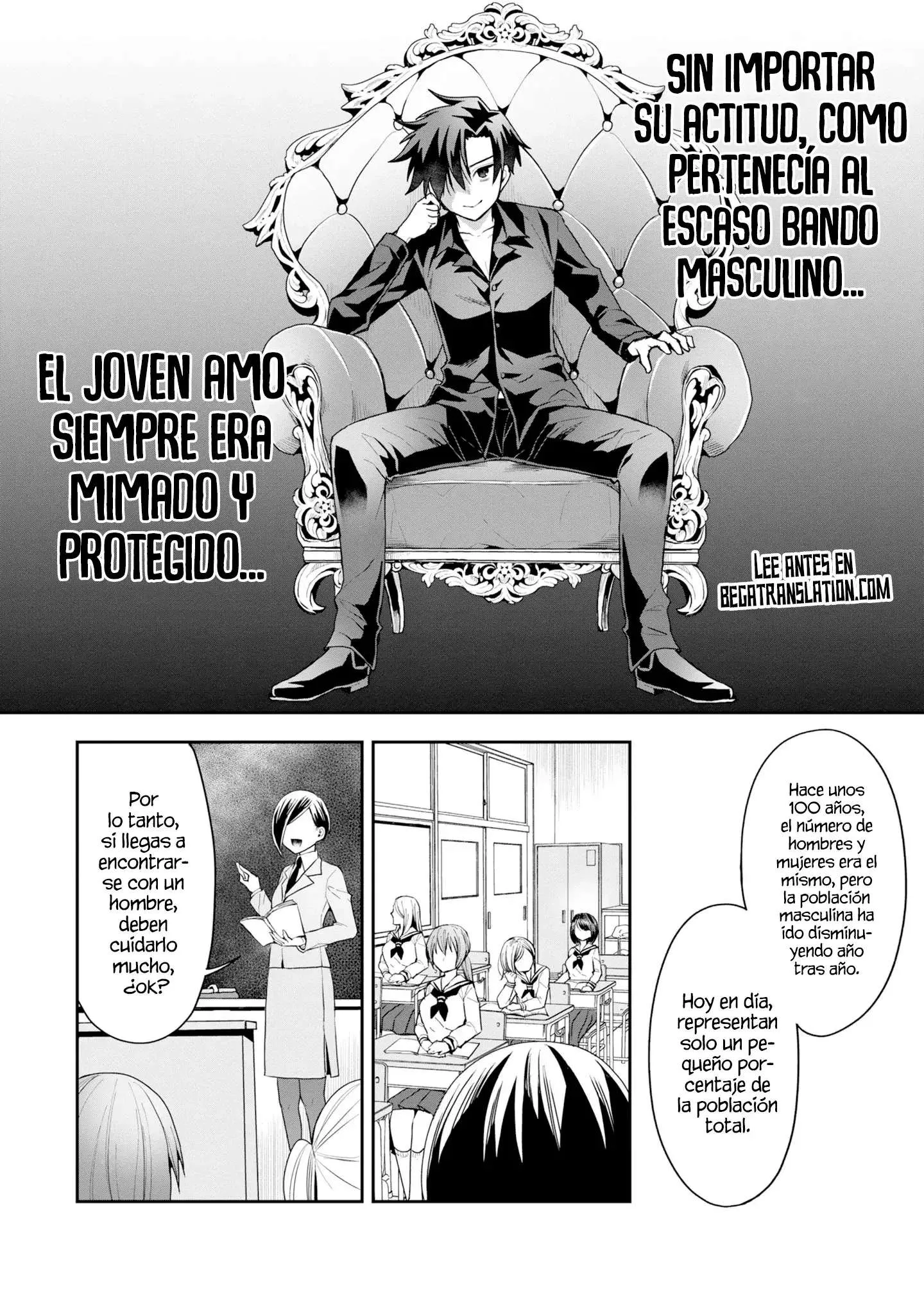 El chico que cree haber reencarnado como un villano en un mundo donde la proporción entre hombres y mujeres está completamente rota Capítulo 4 - Page 5