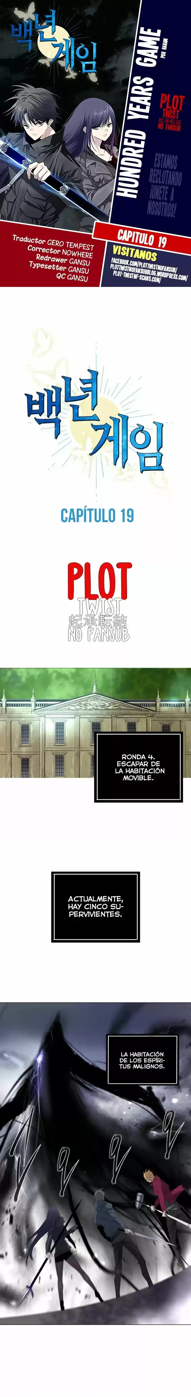 El juego de los cien años Capítulo 19 - Page 1