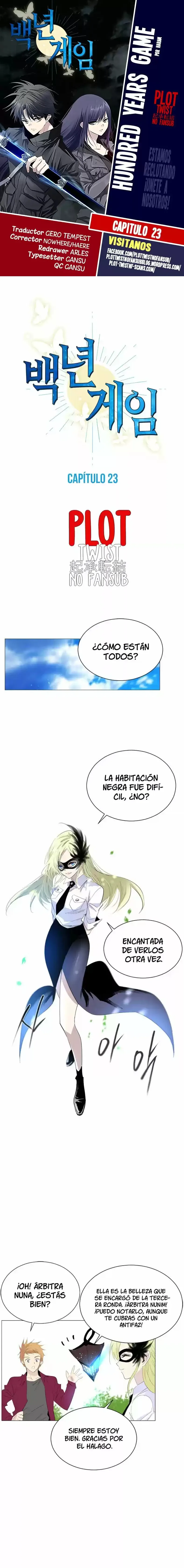El juego de los cien años Capítulo 23 - Page 1
