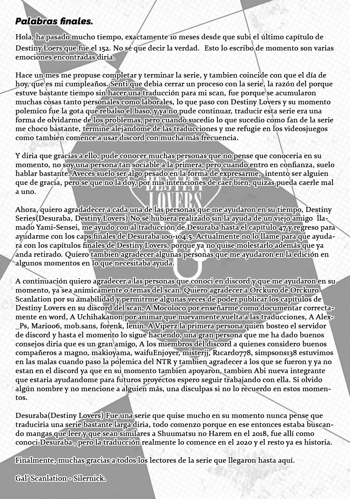Destiny Lovers Capítulo 159 - Page 27