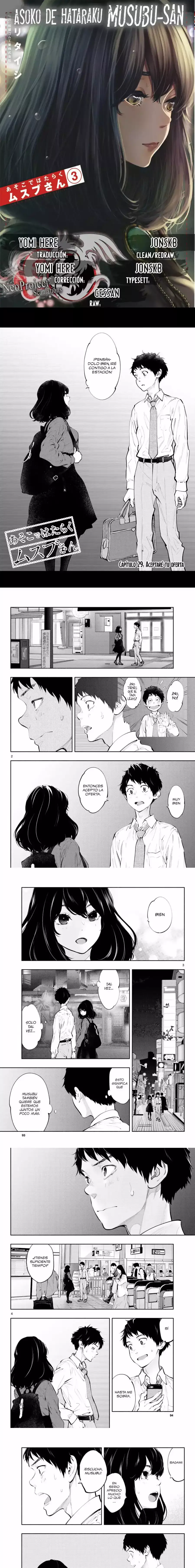Asoko de Hataraku Musubu-san Capítulo 29 - Page 1