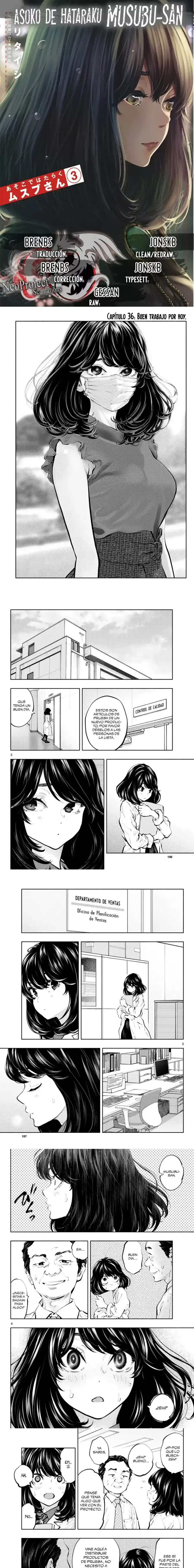 Asoko de Hataraku Musubu-san Capítulo 36 - Page 1