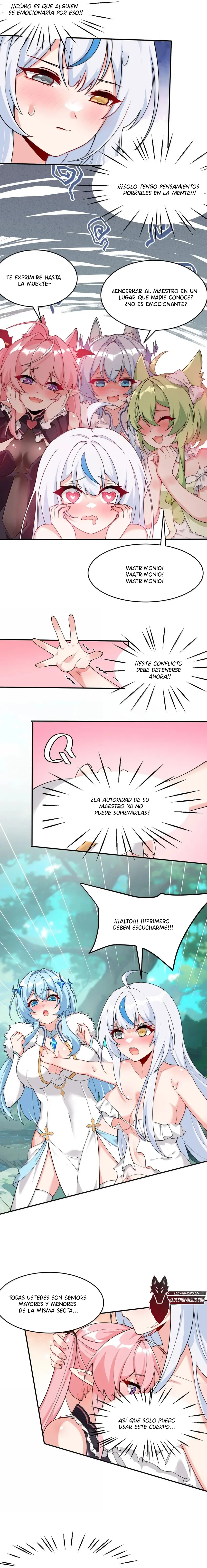 Yo, que poseo un carisma natural, me convertí en el objetivo de discípulas yandere Capítulo 33 - Page 4