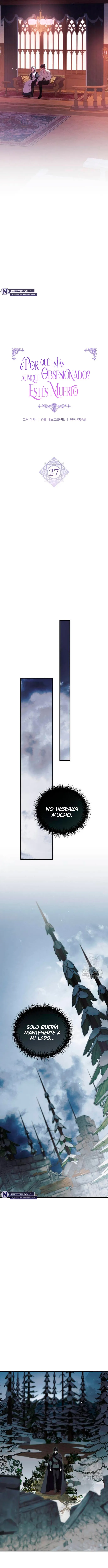 ¿Por Qué Estás Tan Obsesionado Conmigo Incluso Cuando Estoy Muerta? Capítulo 27 - Page 4